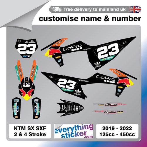 Custom ktm graphics kit - ktm,