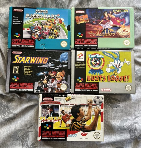 Nintendo snes boxed - snes,, game