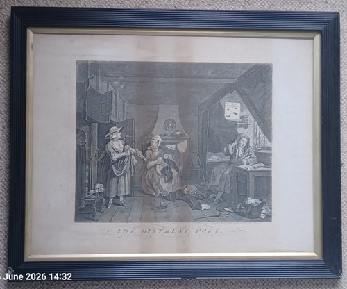 Hogarth engraving the - engraving, 'the