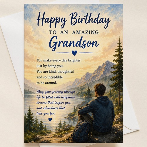 Amazing grandson - to,