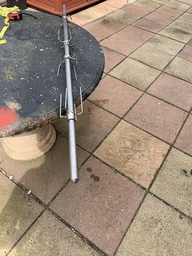 Spit roast skewer pole - skewer,