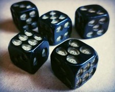5 Skull Dice Set, Death Dice