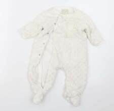 kyle&deena Girls White Polyester Blend Coverall Outfit/Set Size 6-9M