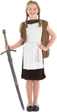 Girls Viking Costume Kids