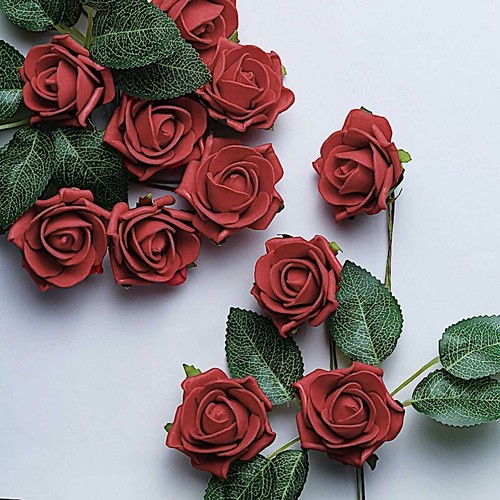 Red mini foam - 24, rose