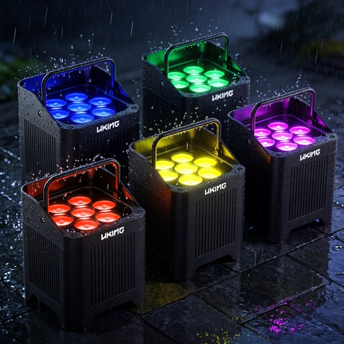 Waterproof rgbwa 7led par - waterproof, uv