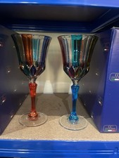 Pair of Murano Wine Glasses
