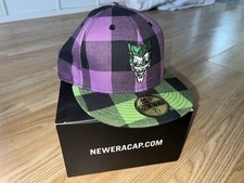 Ultra Rare Joker New Era Flat Peak Cap Dc Comics Joker