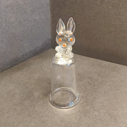621 glass lamp work rabbit - lamp,