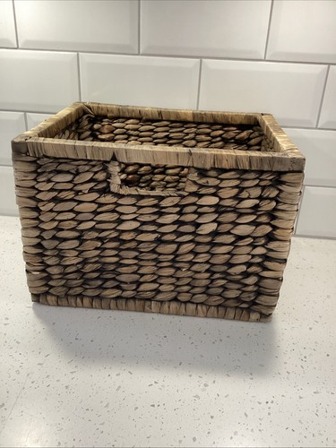 Water hyacinth rattan basket - water,