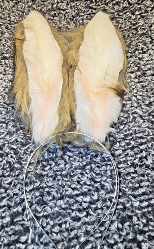 Handmade faux rabbit ear - rabbit,