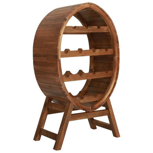 Solid acacia wood wine rack - acacia,