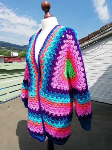 Crochet jacket hexagon - jacket, *