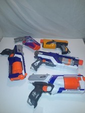 Nerf Bundle 5 Guns - 2 x Nerf N-Strike Elite Strongarm 3 x Others- Good Working