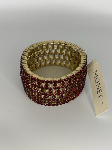 Vintage monet red - vintage, rhinestone