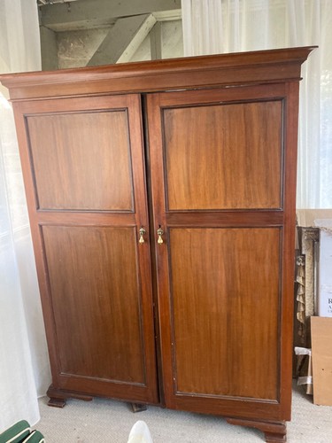 Gentleman wardrobe mahogany - wardrobe-,