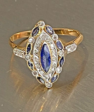 Antique 18ct gold ring - 18ct,