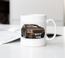 Personalised Bentley Continental GT Azure Coffee Mug Choose Colour - FAST POST