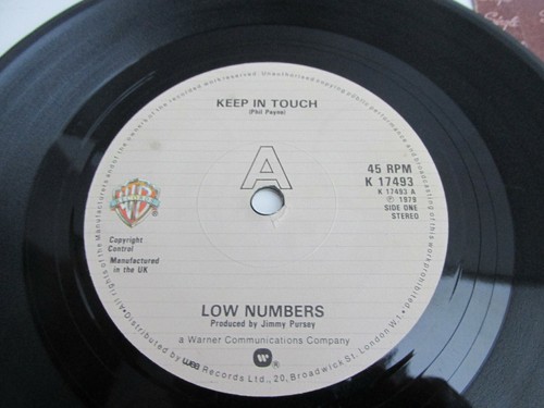 Low numbers keep touch - low,
