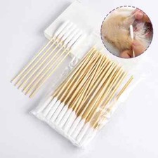 50/100 x Dog Ear Cotton Buds 12cm Long Extra Large Pet Cleaning Bamboo  UK STOCK
