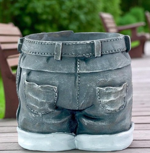 Decorative grey shorts - decorative,