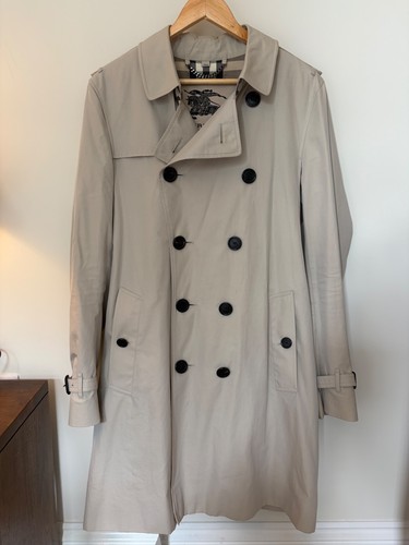 Burberry trench coat mens 40l - burberry,