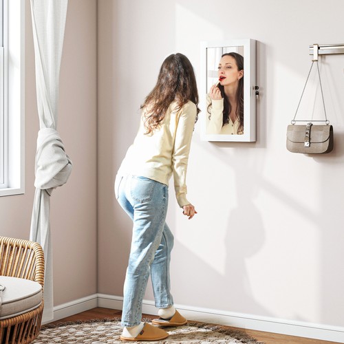 Wall mounted jewelry cabinet - jewelry,