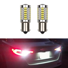 2X LED 1156 P21W White 99%Canbus Reverse Light Bulbs Side DRL Backup 382 6000K