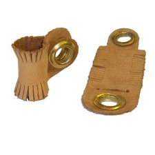 Falconry Aylmeri anklets , real cowhide Leather,  matched pair