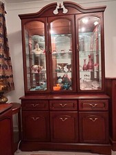 Rossmore Cherry Wood Display Cabinet
