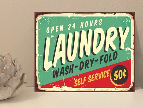 Laundry rustic retro - retro, metal