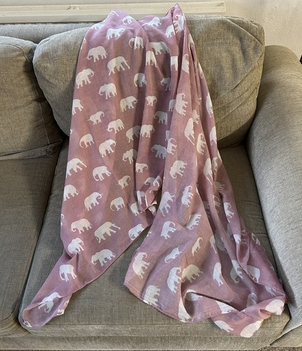 Pom elephant print scarf - pom,