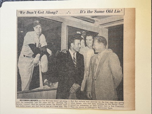 Ted williams jackie jensen joe - williams,