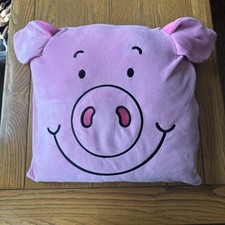 Percy Pig Cushion Cushion And Cover Pink 17 Inch X 16 Inch