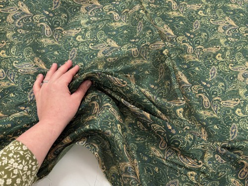 Mango silk fabric faux - mango,