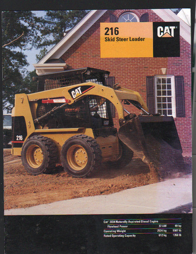 Caterpillar 216 skid - caterpillar, steer