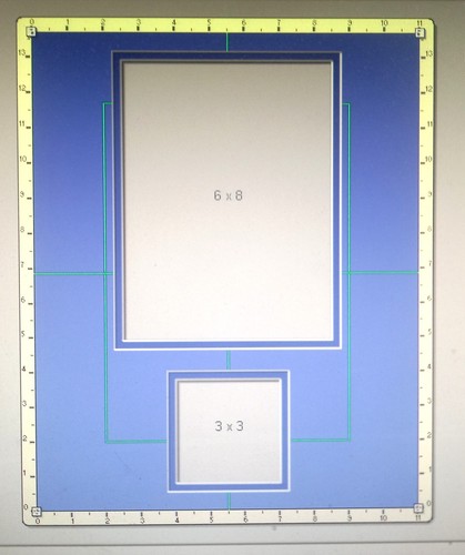 Double mount 35cm 28cm - mount,