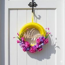 Artificial Spring Door Wreath
