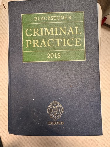 Blackstone criminal practice - blackstone's,