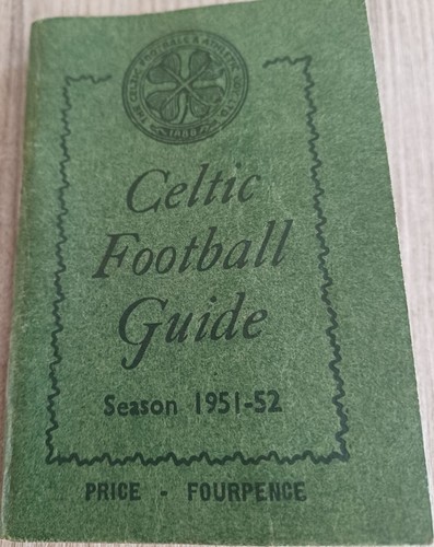 Celtic wee green book 1951 - celtic, 1951-52