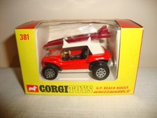 CORGI TOYS 381 G.P. BEACH BUGGY WHIZZWHEELS - EXCELLENT in original BOX