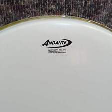 Used Andante Branded Remo 16″ Powermax Tenor Pipe Band Drum Head