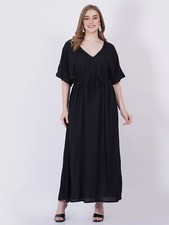 Women Oversized V Neck Kimono