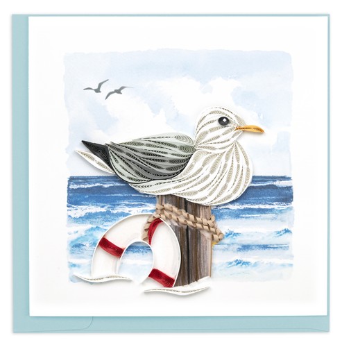 Quilling seagull the - seagull, at