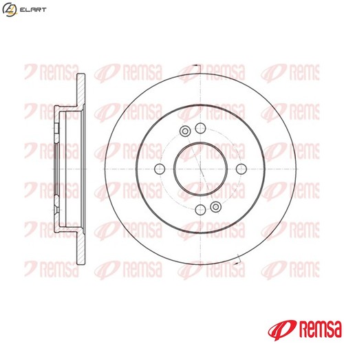 Brake disc 6991 - 2x,