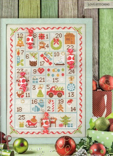 Xmas cross stitch - stitch, chart
