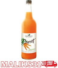 Organic Carrot Juice - Vegan - No Added Sugar - Picked and Pressed (Pack of 6 X 