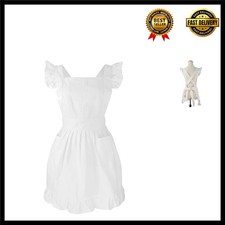 Vintage White Kids Apron with
