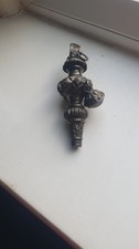 Hallmarked Silver Rattle / Whistle Whistle Working Hallmarked At Bottom