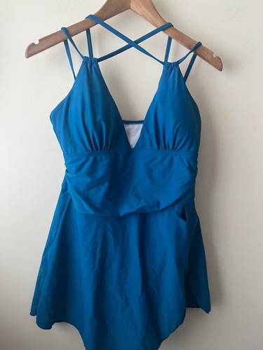 Womens swimdress size - 14, blue